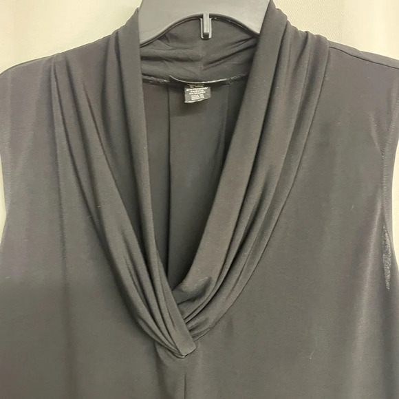 Attention black tank with collar size XXL - Picture 2 of 5